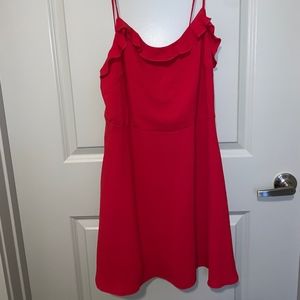 Lovely Red Mini Dress